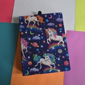 Handmade Lisa Frank inspired girls Artist Sketch Junk Journal